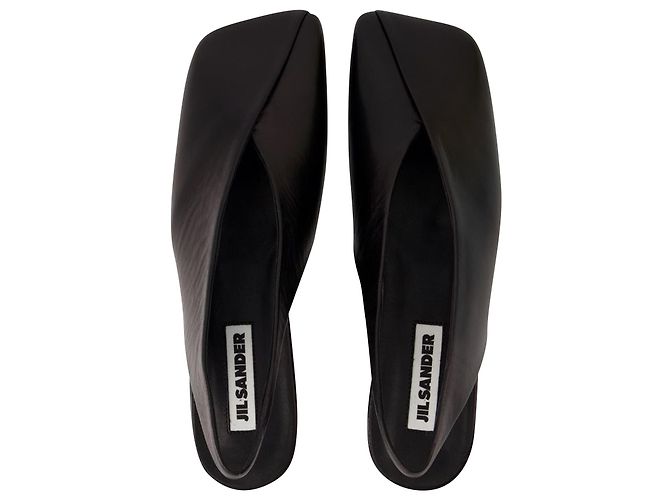 Ballet Sandals - Jil Sander - Leather - Black - view 4
