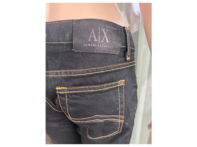 Vaqueros Armani Exchange de denim negro XS - vista 4