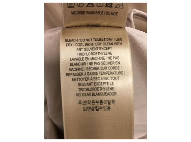 Camicia stile uniforme Burberry Beige - vista 4