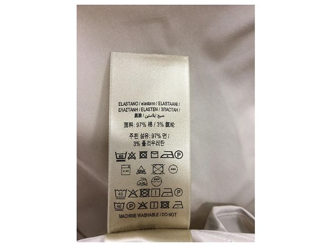 Camicia stile uniforme Burberry Beige - vista 5