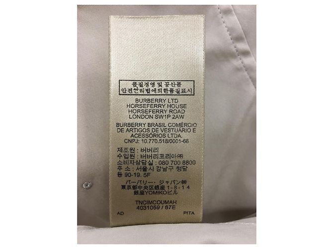 Camicia stile uniforme Burberry Beige - vista 6