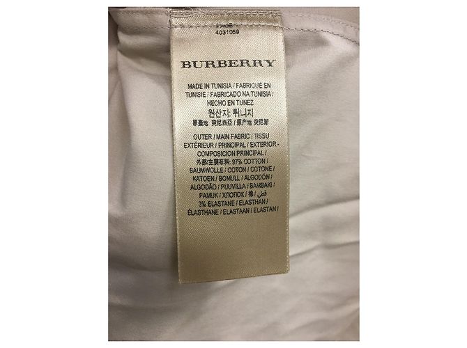 Camicia stile uniforme Burberry Beige - vista 7