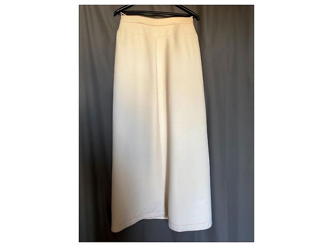 Courreges Rock Anzug Eggshell Baumwolle Größe 36 Aus weiß - Ansicht 3