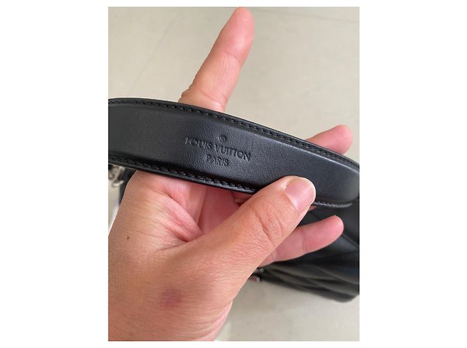 Borsa a mano GO Louis Vuitton in pelle nera -14 Eccellente stato Nero - vista 6