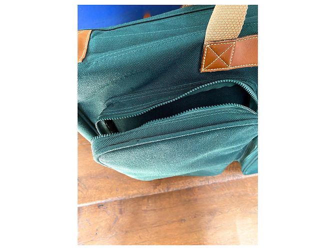 Lancel - Copertura per appendiabiti / Abiti - Valigia da viaggio vintage Verde scuro - vista 11