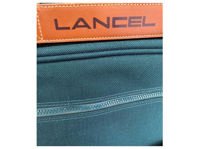 Lancel - Copertura per appendiabiti / Abiti - Valigia da viaggio vintage Verde scuro - vista 3