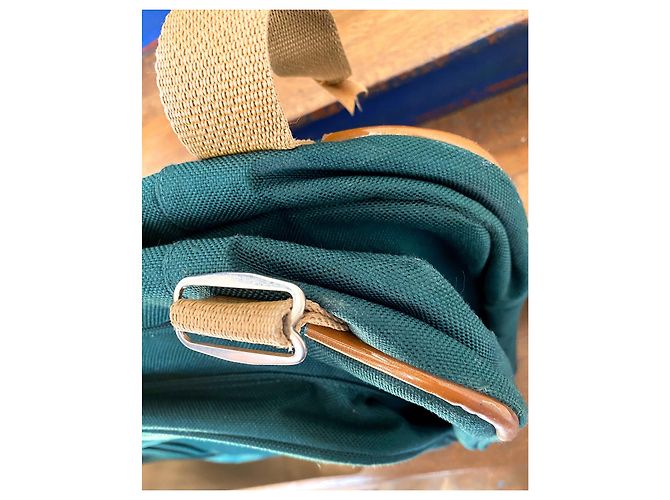 Lancel - Copertura per appendiabiti / Abiti - Valigia da viaggio vintage Verde scuro - vista 4