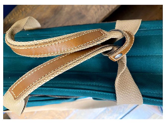 Lancel - Copertura per appendiabiti / Abiti - Valigia da viaggio vintage Verde scuro - vista 8