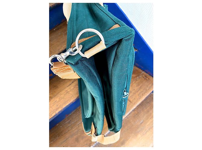 Lancel - Copertura per appendiabiti / Abiti - Valigia da viaggio vintage Verde scuro - vista 9
