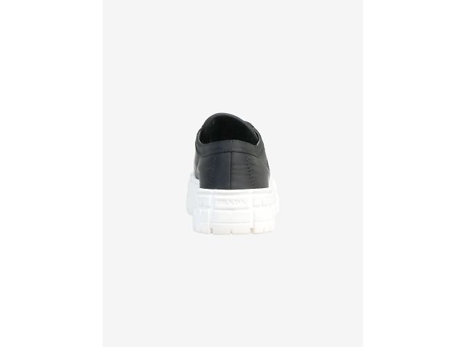 Double Prada Sneaker Wheel in gabardine di nylon foderate nere - taglia EU 39 - vista 3