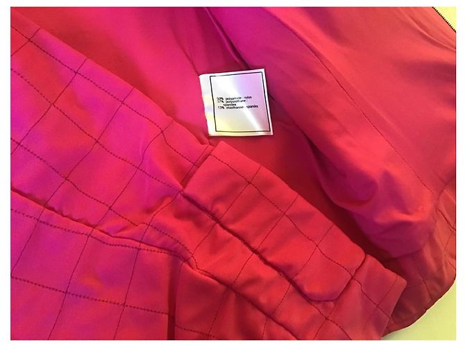 Giacca Chanel rosa matelassé - vista 4