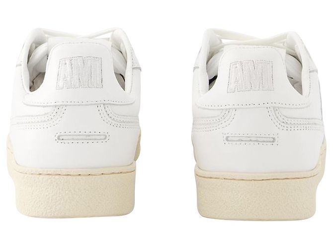 low top 2011 Sneakers - AMI Paris - Leather - White - view 3