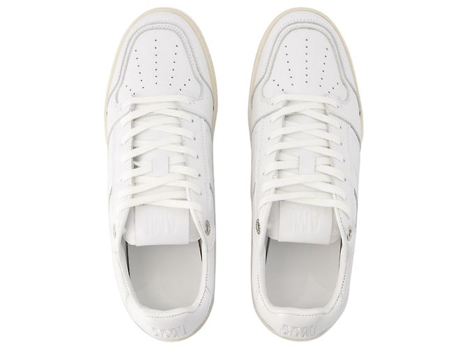 low top 2011 Sneakers - AMI Paris - Leather - White - view 4