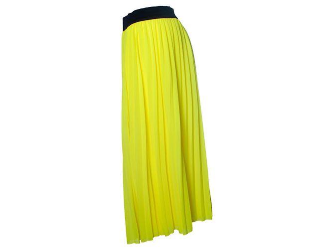 Autre Marque Alix, falda plisada amarilla Amarillo - vista 2