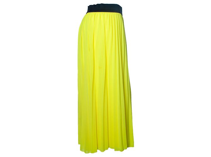 Autre Marque Alix, falda plisada amarilla Amarillo - vista 4