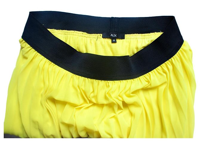 Autre Marque Alix, falda plisada amarilla Amarillo - vista 6