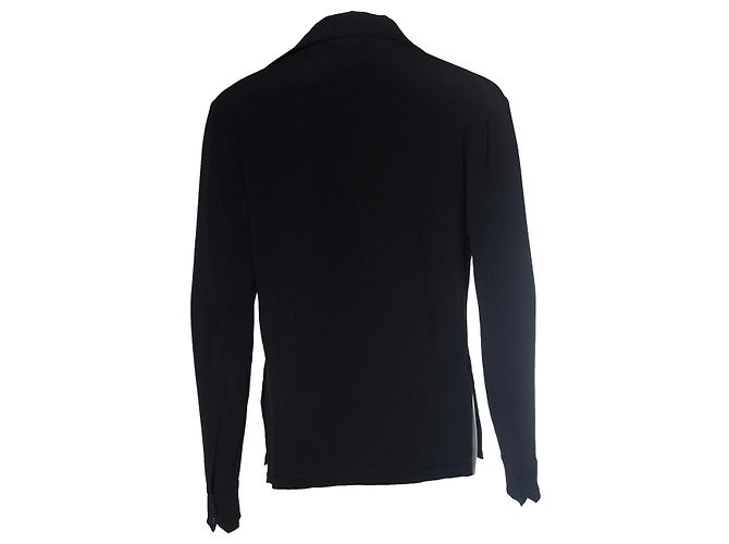 Helmut Lang, schwarze Bluse - Ansicht 2