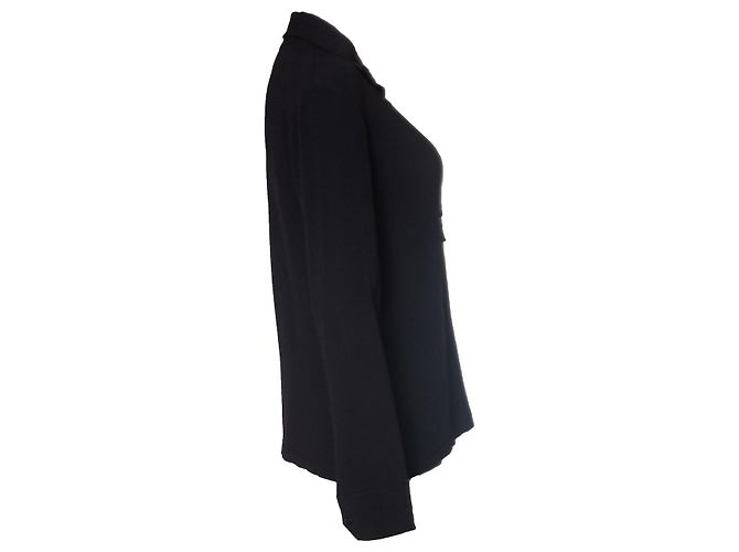 Helmut Lang, schwarze Bluse - Ansicht 4