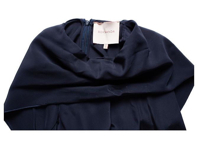Autre Marque Roksanda, Top efecto pañuelo azul - vista 10