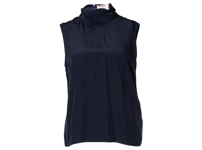 Autre Marque Roksanda, Top efecto pañuelo azul - vista 2