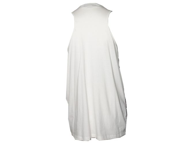 Stella Mc Cartney Stella McCartney, camiseta sin mangas con lentejuelas Blanco - vista 3