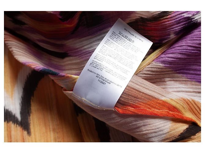 ETRO, camicetta stampata velata multicolore - vista 5