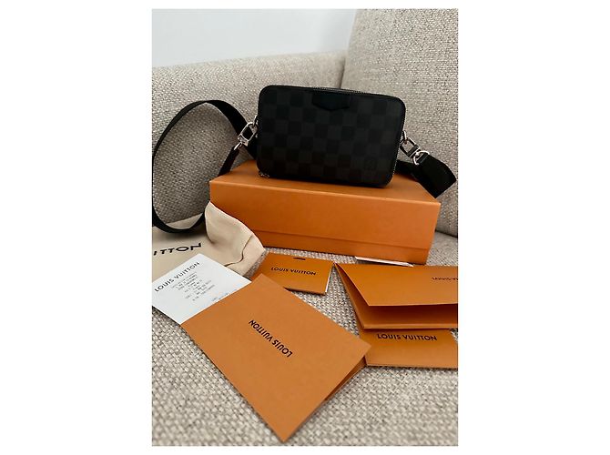Borsa da uomo Louis Vuitton Alpha Wearable Monogram Grigio - vista 7
