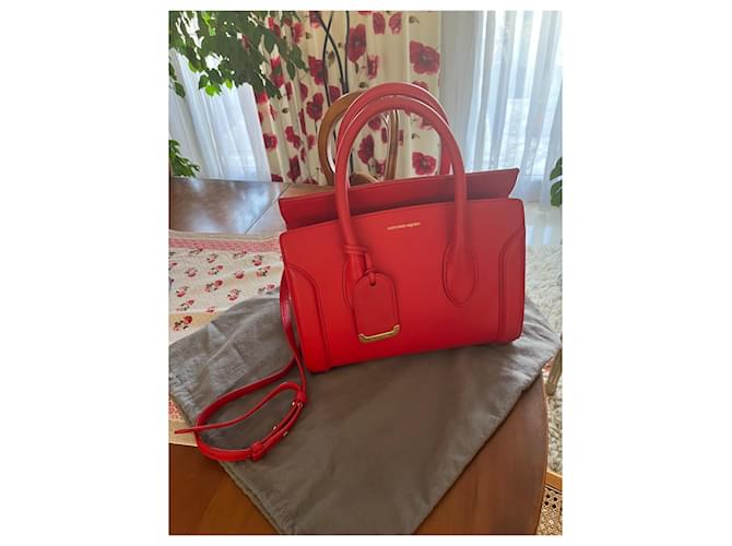 Borsa a mano Alexander McQueen Heroine in pelle rossa Rosso - vista 2