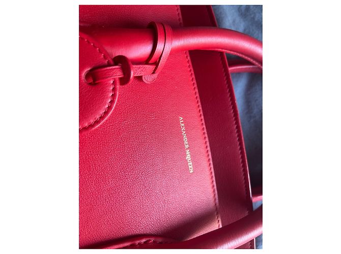 Borsa a mano Alexander McQueen Heroine in pelle rossa Rosso - vista 4