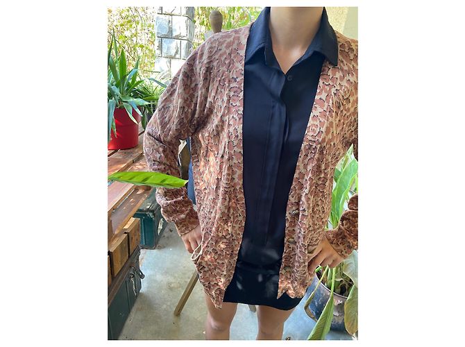 Marc by Marc Jacobs Strickjacke aus Baumwolle Braun Gepunktet - Ansicht 2