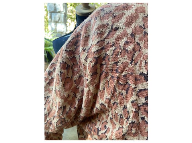 Marc by Marc Jacobs Strickjacke aus Baumwolle Braun Gepunktet - Ansicht 3