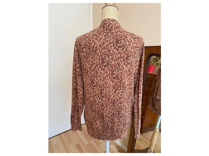 Marc by Marc Jacobs Strickjacke aus Baumwolle Braun Gepunktet - Ansicht 5