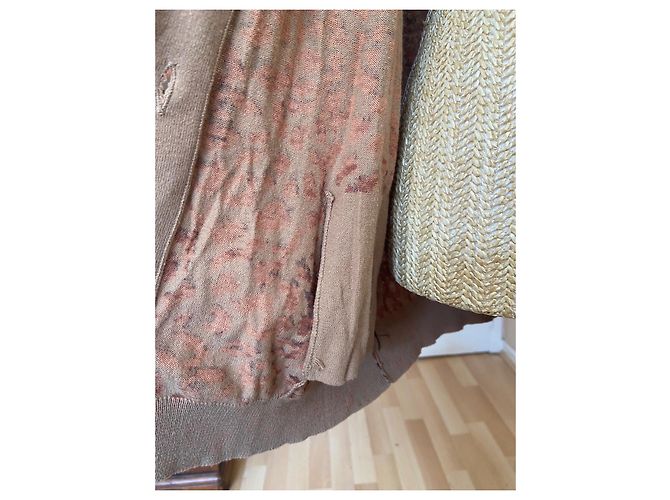 Marc by Marc Jacobs Strickjacke aus Baumwolle Braun Gepunktet - Ansicht 8