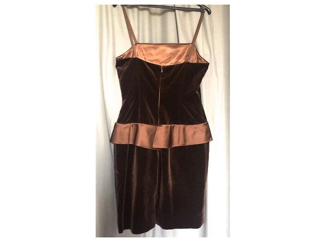 Yves Saint Laurent Kleid Braun - Ansicht 3