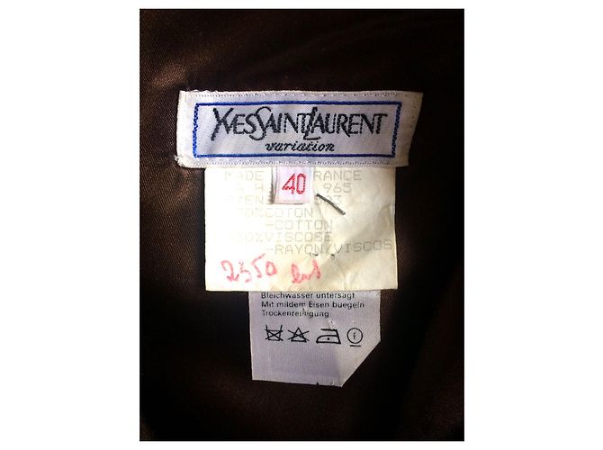 Yves Saint Laurent Kleid Braun - Ansicht 4