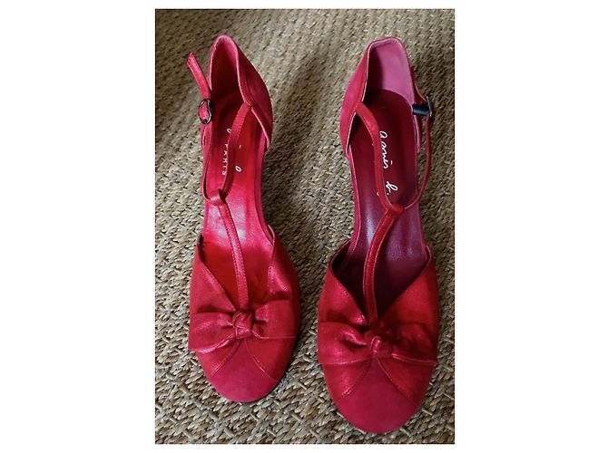 Autre Marque New agnès b salomé pumps Red - view 4