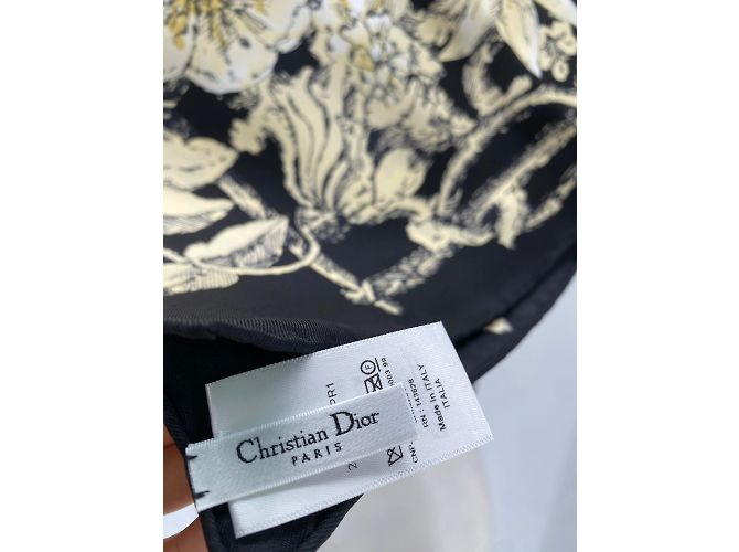 CHRISTIAN DIOR Sciarpe T.  silk - vista 3
