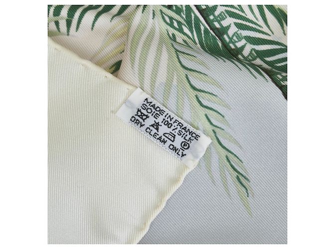 Hermès Sciarpa di seta bianca Aloha Hawaii di Hermes Bianco - vista 4