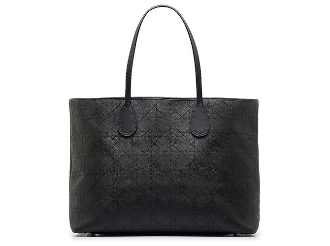 Borsa tote Dior nera media rosato Panarea - vista 3