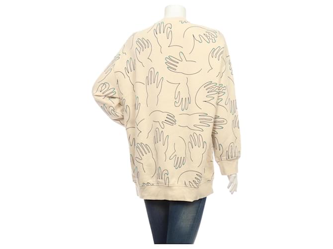 Monki Oversize Sweatshirt Baumwolle Polyester Mehrfarben - Ansicht 2