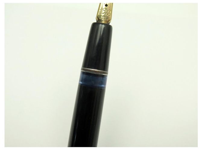 VINTAGE MONTBLANC FEDERSTIFT 254 SCHWARZER HARZKOLBEN SCHWARZER FÜLLFEDERHALTER - Ansicht 10