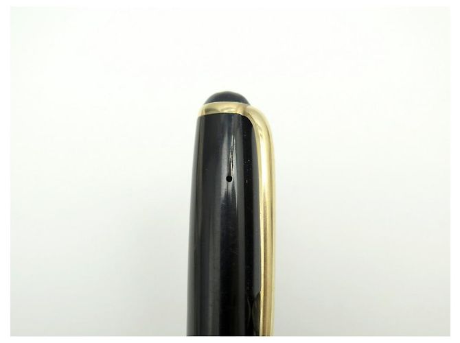 VINTAGE MONTBLANC FEDERSTIFT 254 SCHWARZER HARZKOLBEN SCHWARZER FÜLLFEDERHALTER - Ansicht 12
