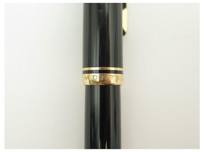 VINTAGE MONTBLANC FEDERSTIFT 254 SCHWARZER HARZKOLBEN SCHWARZER FÜLLFEDERHALTER - Ansicht 5
