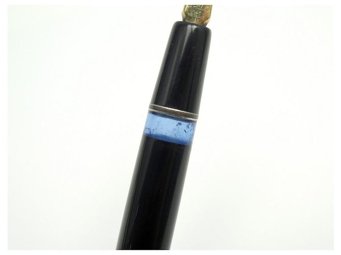 VINTAGE MONTBLANC FEDERSTIFT 254 SCHWARZER HARZKOLBEN SCHWARZER FÜLLFEDERHALTER - Ansicht 9