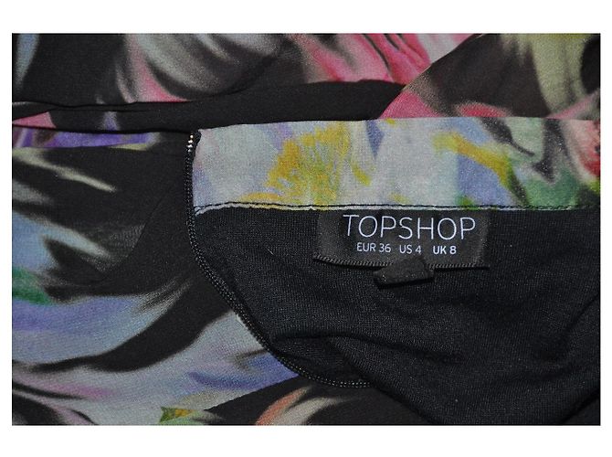 Topshop Gemusterter Rock Mehrfarbig Größe 36 - Ansicht 3