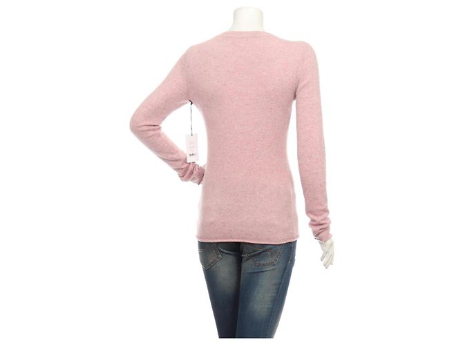 Autre Marque Duffy NY Kaschmirpullover Rosa Pink - Ansicht 2