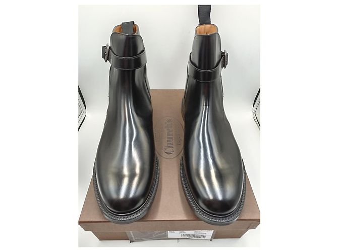 Church's Worthing Black Leather Boots - view 9