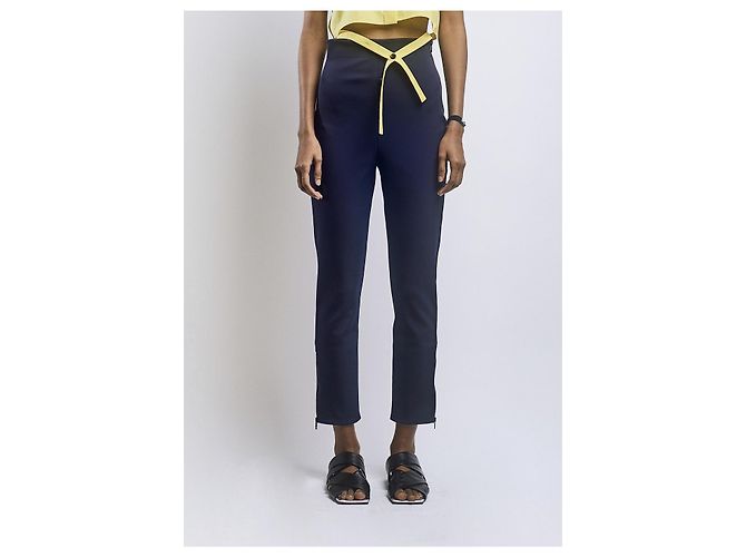 Autre Marque Pantalón Gloria Coelho Calca Surf Azul marino - vista 2