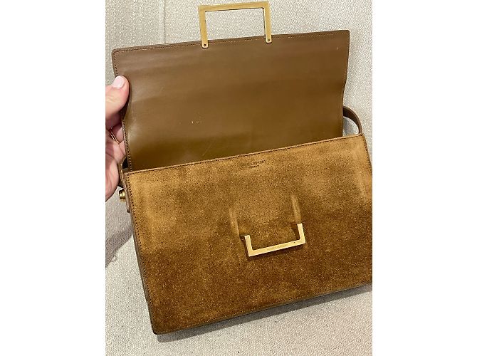 SAINT LAURENT Borse T.  scamosciato - vista 10