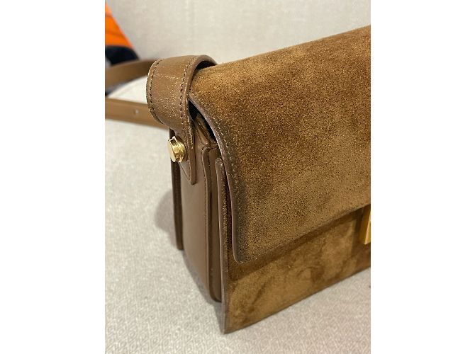 SAINT LAURENT Borse T.  scamosciato - vista 9